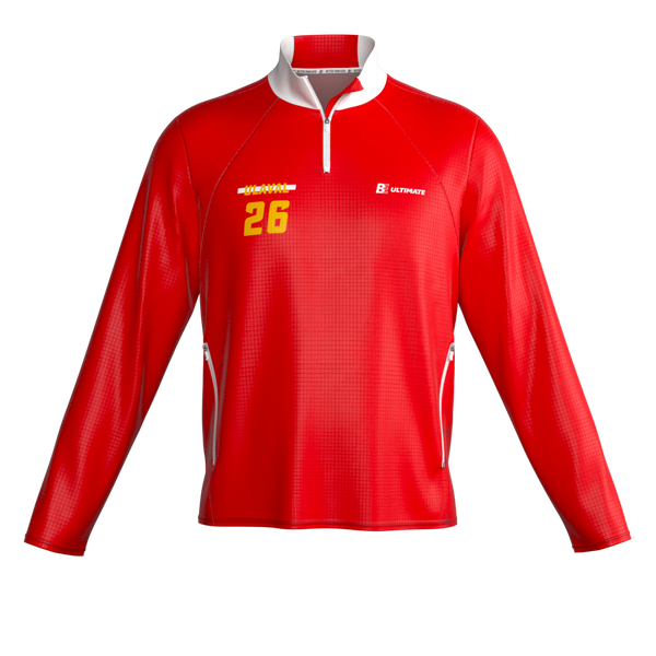 Full Sub GridTech Quarter Zip Jacket (RED) | Université Laval Élite Open 2026