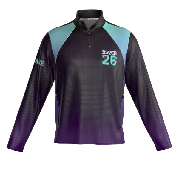 Full Sub GridTech Quarter Zip Jacket | University-Hill Secondary School Hawks Fall 2026