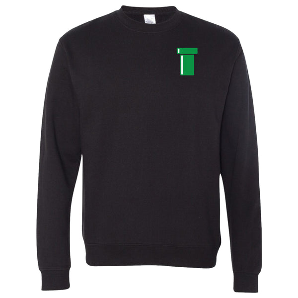 Embroidered Premium Midweight Crewneck (Dark) | Toronto Pipe Spring 2023