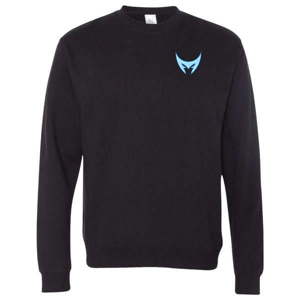 Embroidered Premium Midweight Crewneck (Black) | Montreal Mephisto Summer 2023
