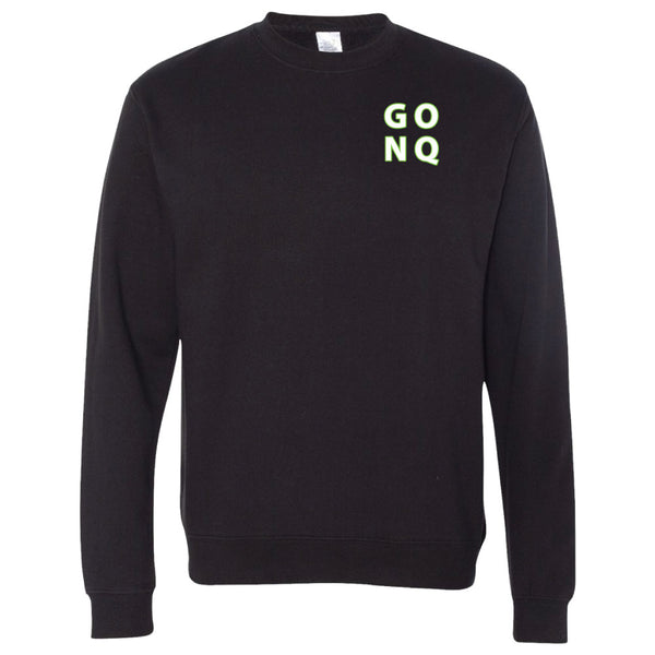 Embroidered Premium Midweight Crewneck (Black) | Kanata Algonquin Wolves Ultimate Fall 2023
