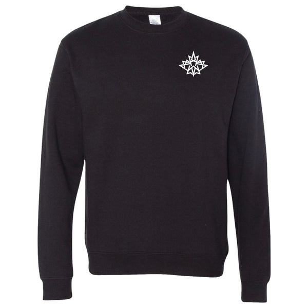 Embroidered Premium Midweight Crewneck (Black) | Winnipeg Fusion Summer 2023