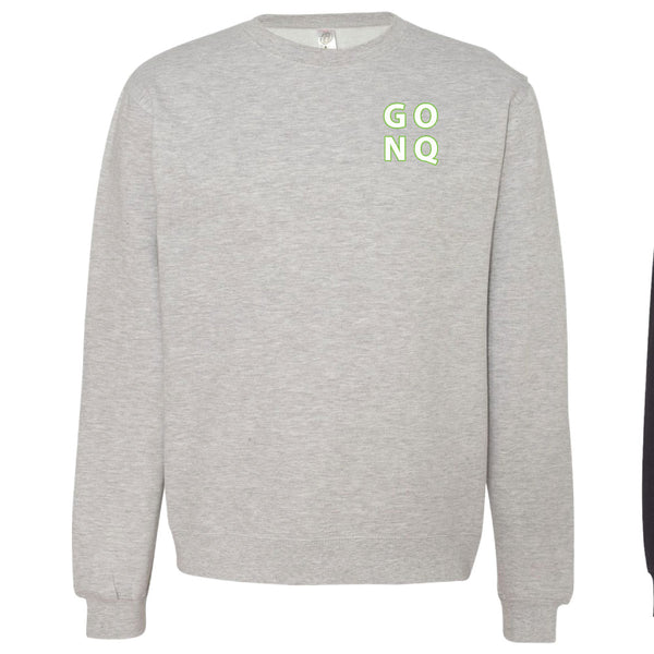 Embroidered Premium Midweight Crewneck (Grey) | Kanata Algonquin Wolves Ultimate Fall 2023