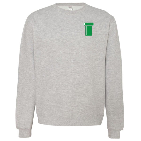 Embroidered Premium Midweight Crewneck (Light) | Toronto Pipe Spring 2023