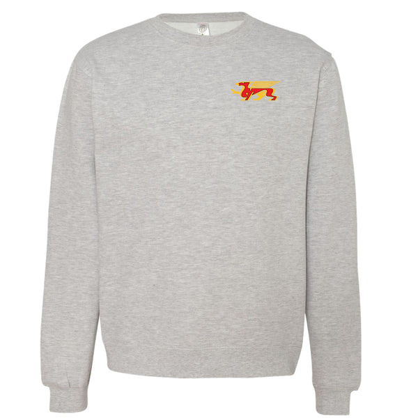 Embroidered Premium Midweight Crewneck (Grey) | University of Guelph Extras Fall 2023