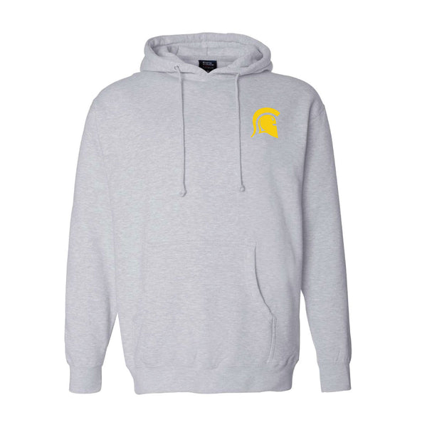 Embroidered Premium Heavyweight Hoodie (Grey) | University of Waterloo Warriors Fall Reorder 2023