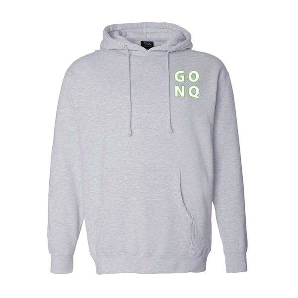 Embroidered Premium Heavyweight Hoodie (Grey) | Kanata Algonquin Wolves Ultimate Fall 2023