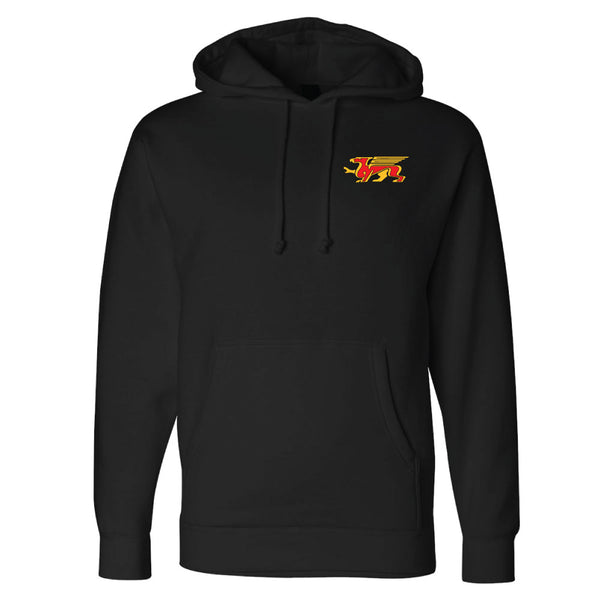 Embroidered Premium Heavyweight Hoodie (Black) | University of Guelph Extras Fall 2023