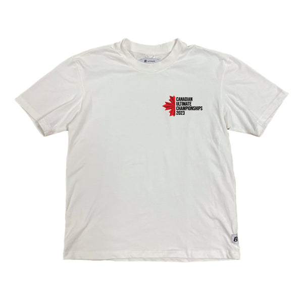 White CUC Off Day Tee EMB