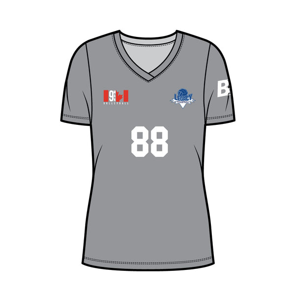 Full Sub N-Knit Short Sleeve (V-Neck Light) | Toronto Legacy Volleyball Womens Team