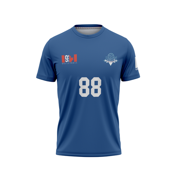 Full Sub N-Knit Short Sleeve (Crew Neck Dark) | Toronto Legacy Volleyball Womens Team