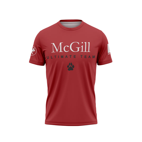 Full Sub N-Knit Short Sleeve (Red) | McGill University MUT Spring Fan Store 2024