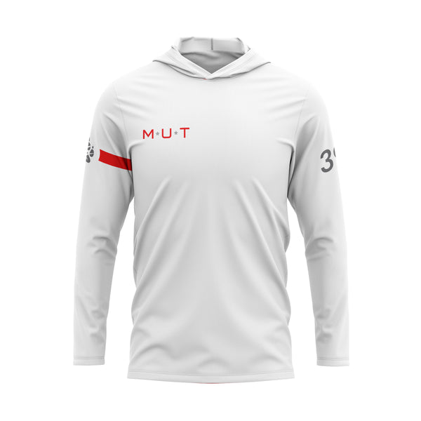 Full Sub N-Knit Sun Hoodie (White) | McGill University MUT Spring Fan Store 2024