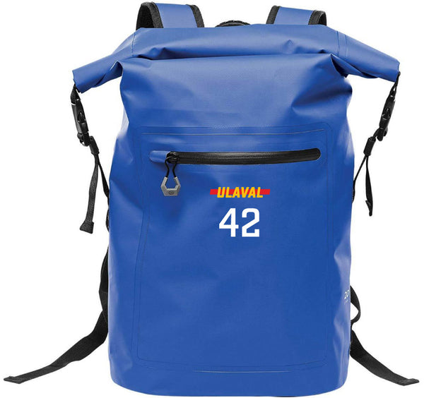 Technical Roll Top Waterproof Backpack 35L (BLUE) | Université Laval Élite Open 2025