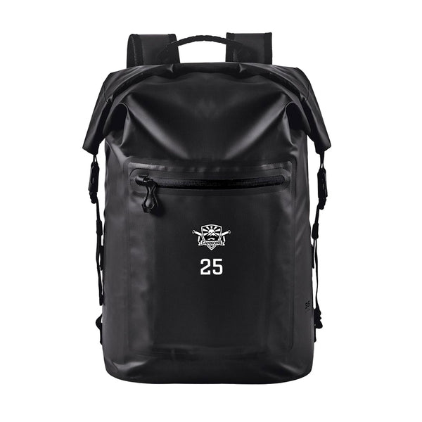 Technical Roll Top Waterproof Backpack 35L (BLACK) | Calgary Cannons Spring 2026