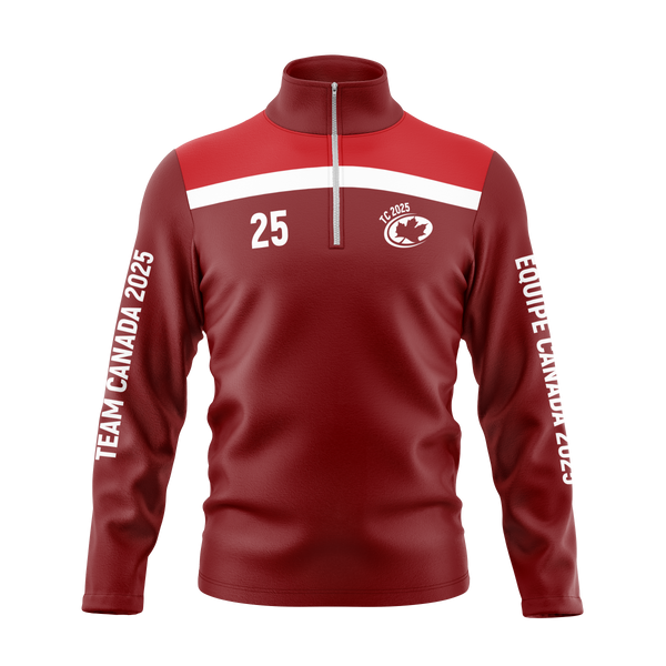 Full Sub Softflex 1/4 Zips Long Sleeve | Team Canada U24 July 2025
