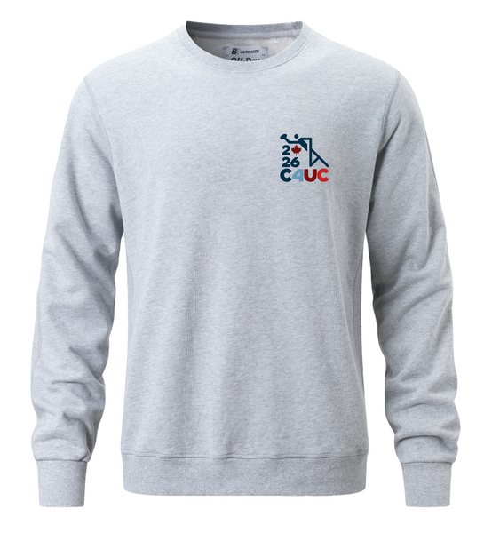 Off-Day Heavyweight Crewneck (GREY EMB) | C4UC - Montreal 2026 Reorder