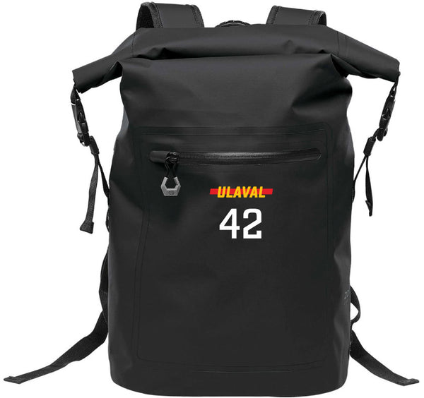 Technical Roll Top Waterproof Backpack 35L (BLACK) | Université Laval Élite Open 2025