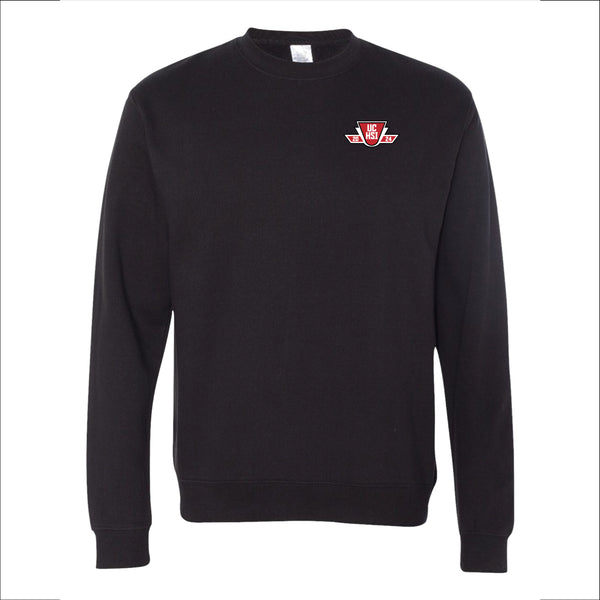 Basic Heavy-Fleece Crewneck (BLACK) | UCHSI Direct Ship 2024