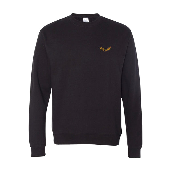 Premium Midweight Crewneck (BLACK) | Montpelier High School Solons Spring 2025