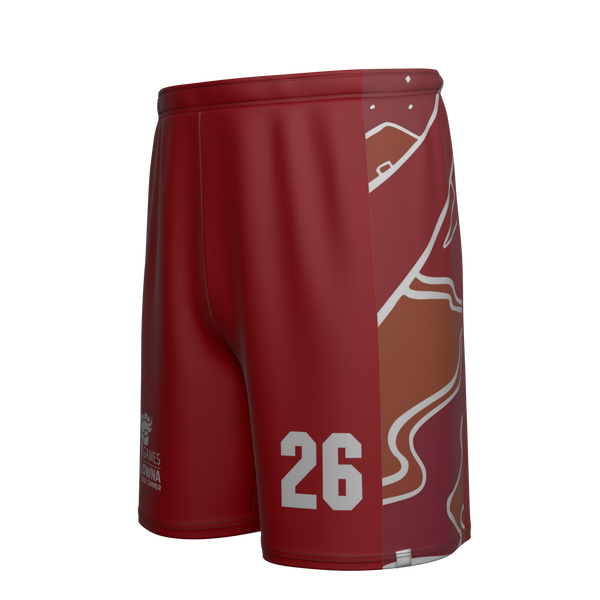 Full Sub N-Weave Pro Shorts (RED) | BC Summer Games 2026