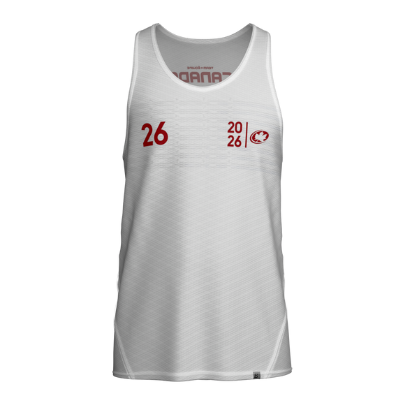 Full Sub APX Singlet (TRAINING WHITE) | Team Canada U20 Women June 2026