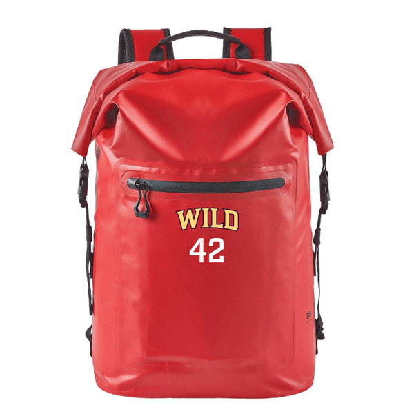 Technical Roll Top Waterproof Backpack 35L (RED) | Toronto Elites Ultimate Wild Girls Spring 2025