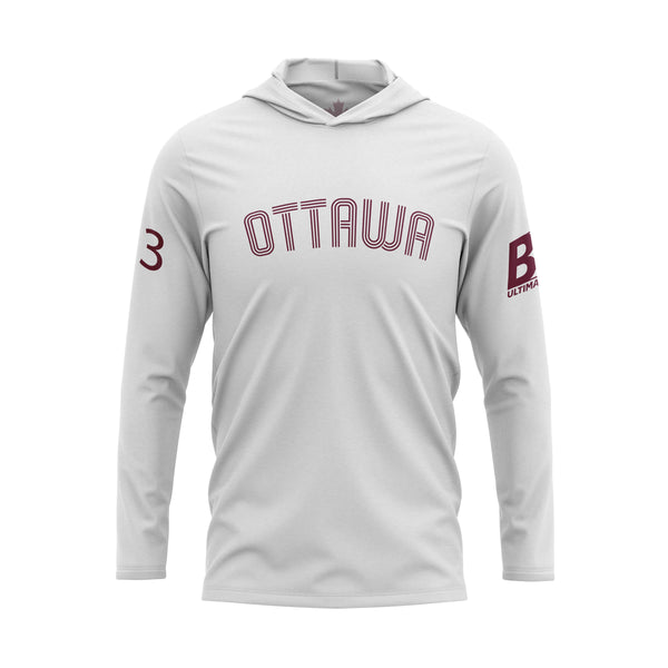 Full Sub N-Knit Sun Hoodie (OLD) | University of Ottawa Gee Gees Womens Summer 2025