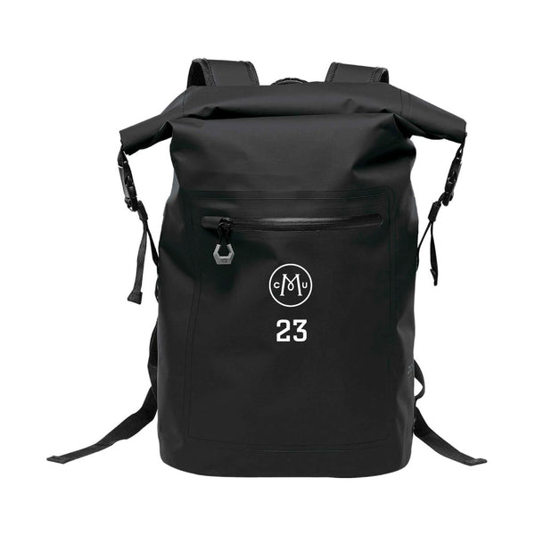 Technical Roll Top Waterproof Backpack 35L (BLACK) | Montréal Club M Ultimate Summer 2025 Fan Store