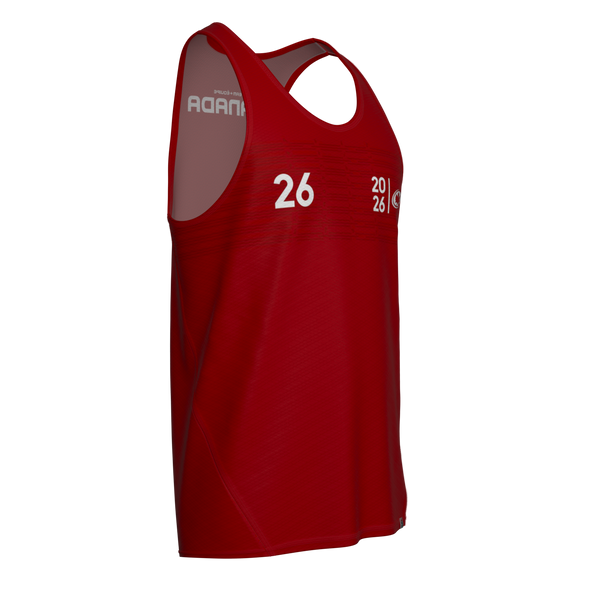 Full Sub APX Singlet (TRAINING RED) | Team Canada U20 Women June 2026