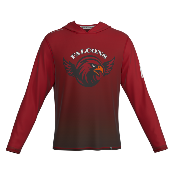 Full Sub N-Knit Sun Hoodie (RED) | Holy Spirit High School Falcons Fall 2026
