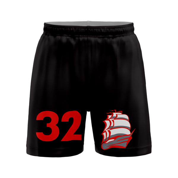 Basic Sub N-Weave Shorts (BLACK/RED) | Manitoba Kelvin High School Spring 2025