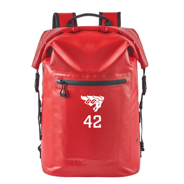 Technical Roll Top Waterproof Backpack 35L (RED) | University of Ottawa Gee Gees Womens Summer 2025