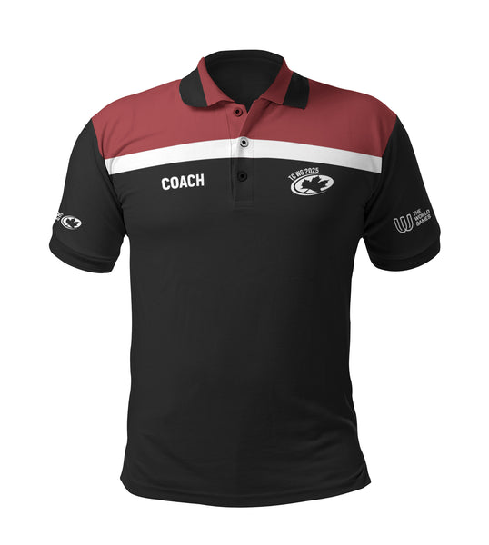 Full Sub N-Knit Polo (COACH BLACK) | Team Canada World Games September 2025
