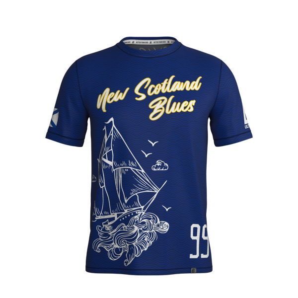 Full Sub N-Knit Short Sleeve (DARK) | New Scotland Blues Ultimate 2025 Fan Store