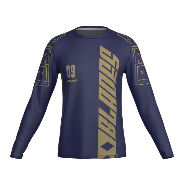 Full Sub Taiga Long Sleeve (Navy and Gold) | Richmond Hill Blades Summer 2025