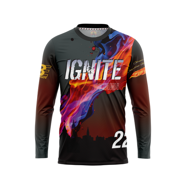 Full Sub N-Knit Long Sleeve (IGNITE DARK) | Ottawa Juniors Spring 2025