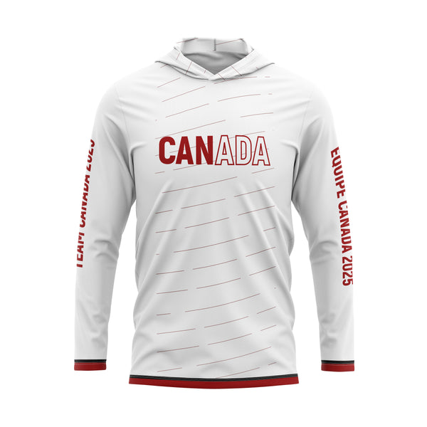 Full Sub N-Knit Sun Hoodie (WHITE) | Team Canada World Games September 2025