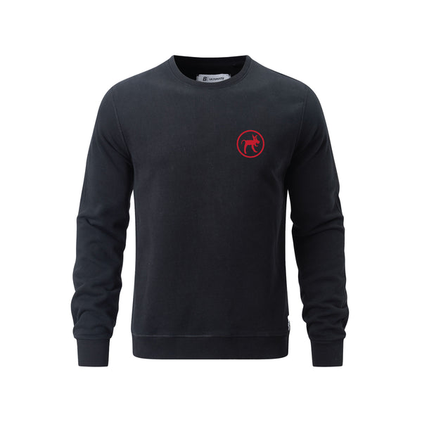 Off-Day Heavyweight Crewneck (BLACK) | McGill University MUT Fan Store Spring 2026