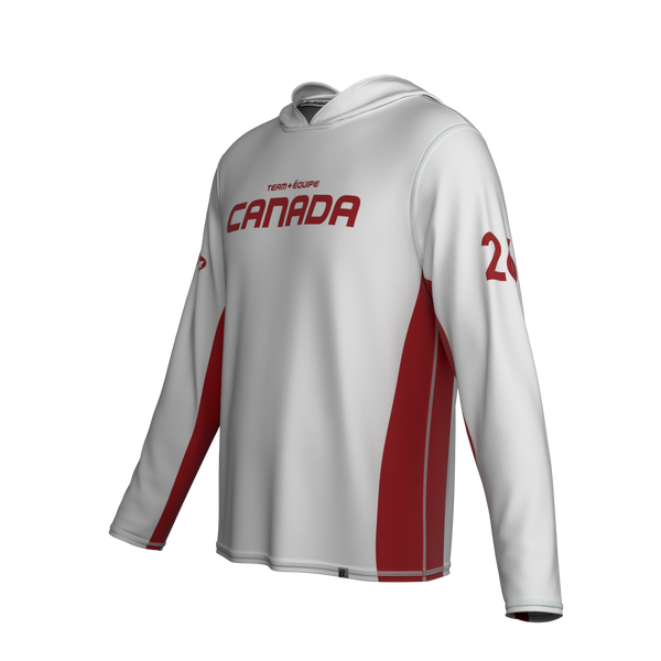 Full Sub N-Knit Sun Hoodie (WHITE) | Team Canada U20 August 2026