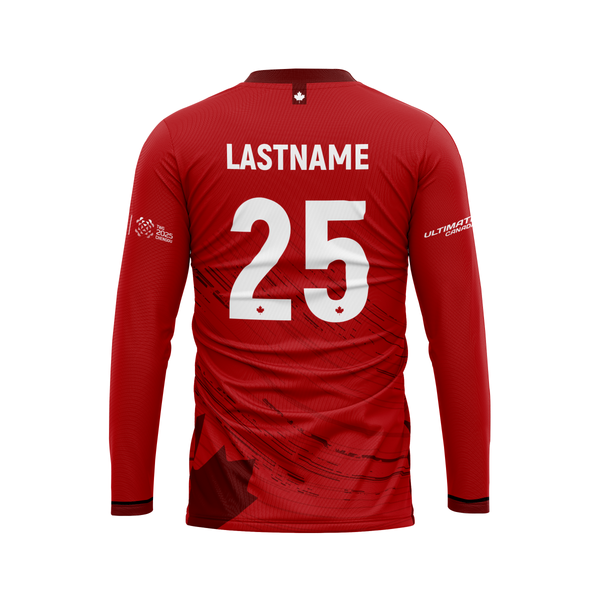 Full Sub N-Knit Long Sleeve (TCWG PLAYING RED) | Team Canada World Games September 2025