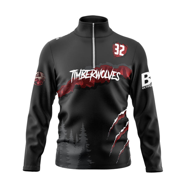 Full Sub Softflex 1/4 Zips Long Sleeve | Nottawasaga Pines Secondary School Timberwolves Spring 2026