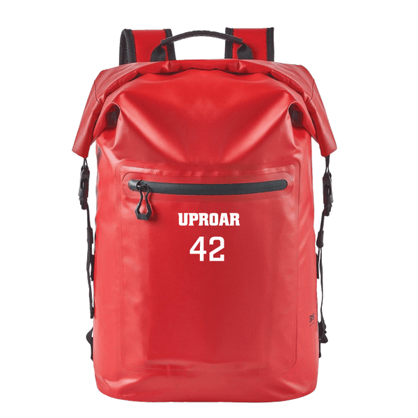 Technical Roll Top Waterproof Backpack 35L (RED) | Toronto Elites Ultimate UPROAR Girls Spring 2025