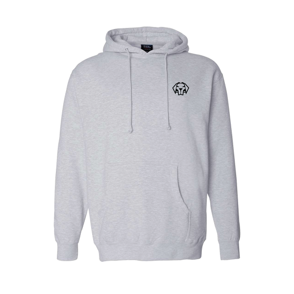 Premium Heavyweight Hoodie (GREY) | Durham Houndd Fall 2025