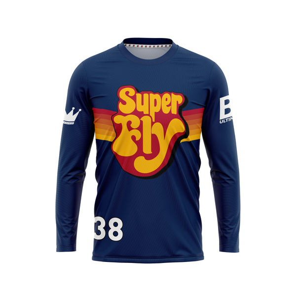 Full Sub N-Knit Long Sleeve (DARK) | Queens University SuperFly Fall 2025