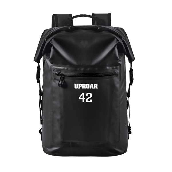 Technical Roll Top Waterproof Backpack 35L (BLACK) | Toronto Elites Ultimate UPROAR Girls Spring 2025