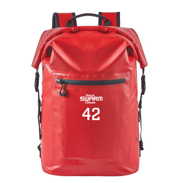 Technical Roll Top Waterproof Backpack 35L (RED) | Barrie Ultimate League November 2025