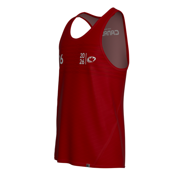 Full Sub APX Singlet (TRAINING RED) | Team Canada U20 Mixed April 2026