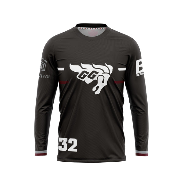 Full Sub N-Knit Long Sleeve (DARK) | University of Ottawa Gee Gees Womens Summer 2026