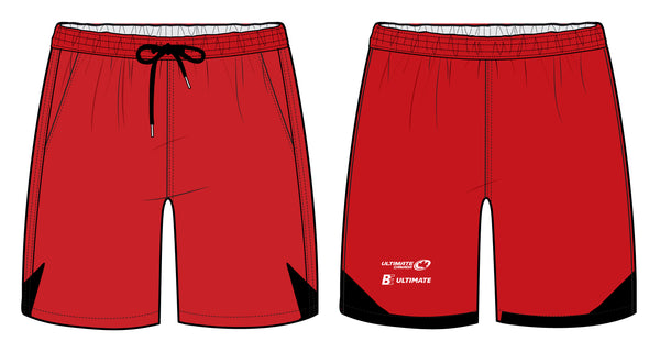 Full Sub N-Weave Shorts (POCKETED RED BLANK) | Team Canada World Games September 2025